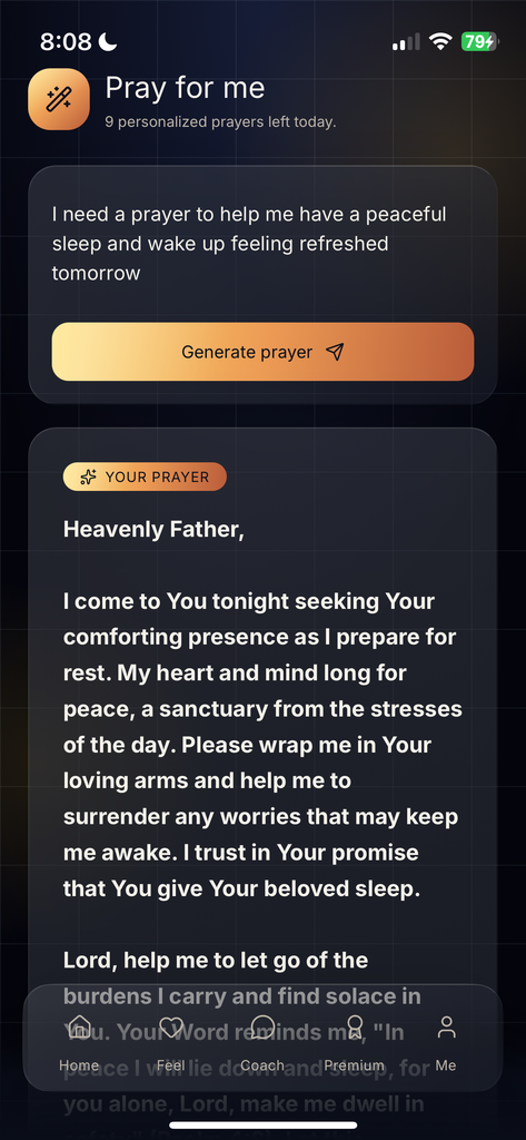HeavenMade Pray For Me screen